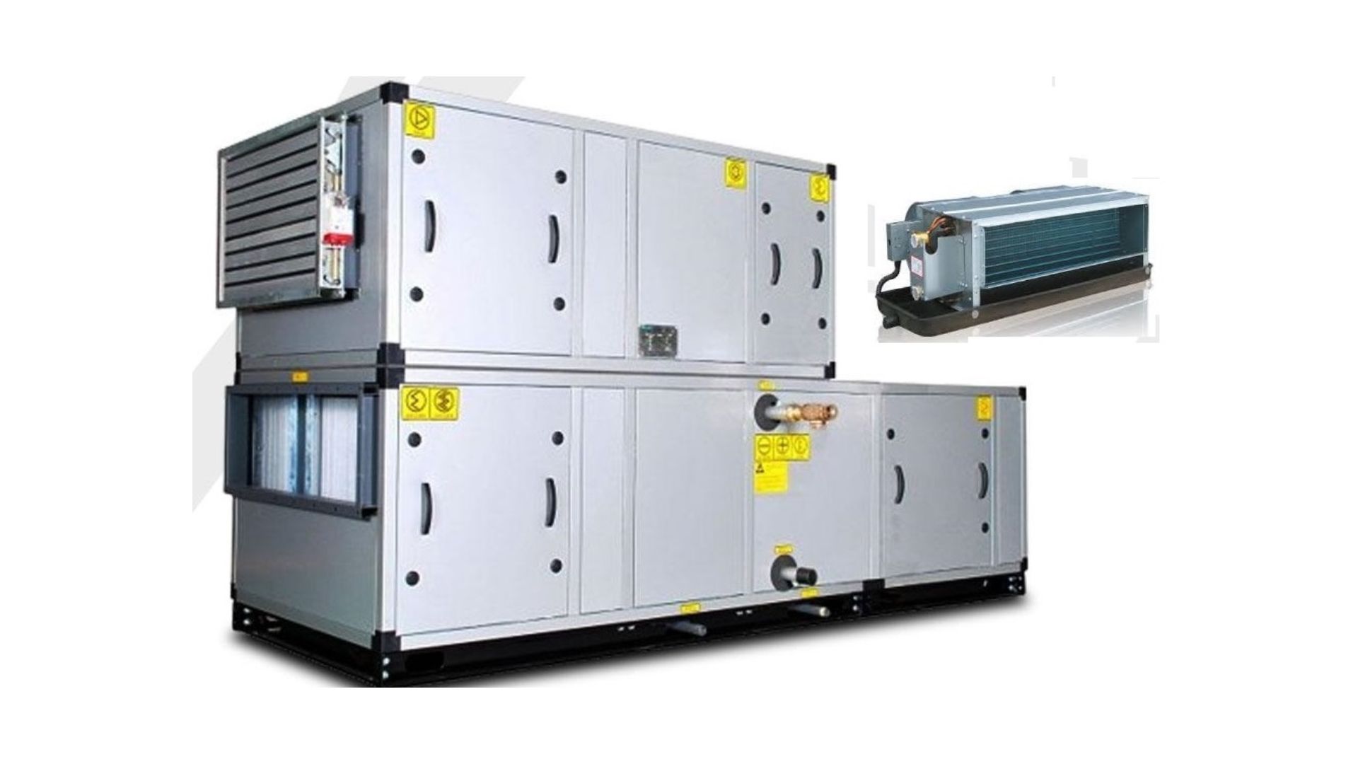 AHU & FCU – Precision Air Management: Air Handling Units (AHUs) and Fan Coil Units (FCUs) are key components in HVAC systems, designed to regulate air temperature, quality, and distribution. AHUs serve large areas with centralized air handling, while FCUs offer localized climate control. Together, they ensure energy-efficient and comfortable indoor environments across commercial and industrial spaces.
